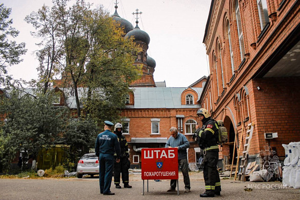 В женском монастыре в Иванове прошли учения МЧС